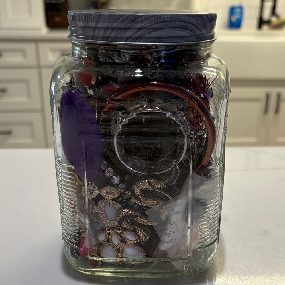 Jar with Craft Jewelry only.